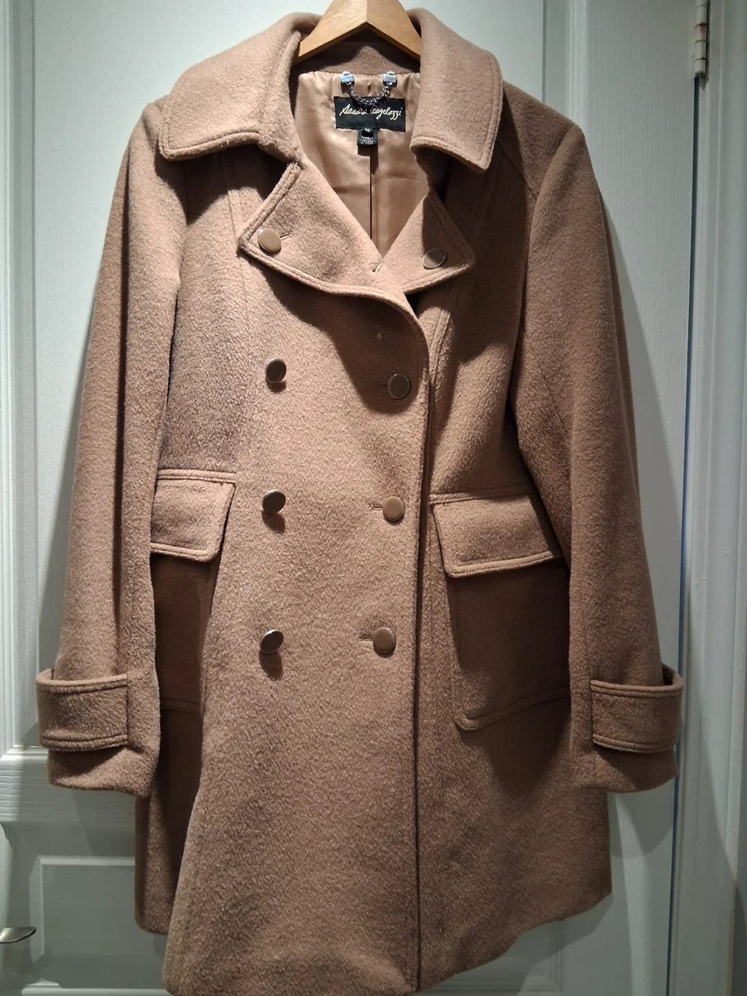 Adriana Augelazzi Pure Wool Coat - Size 40 - photo 2