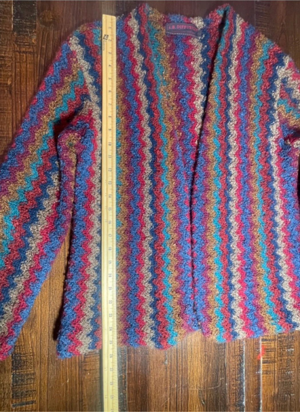 L.B. Diffusion Knit Cardigan - Size L - photo 3