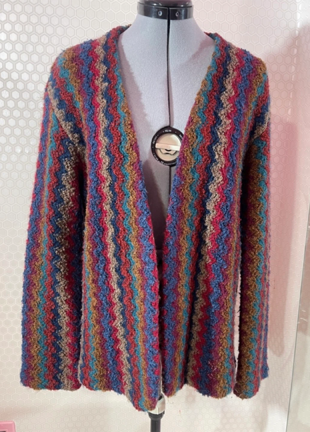 L.B. Diffusion Knit Cardigan - Size L