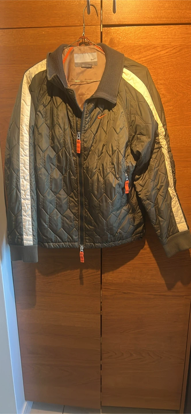 Nike Quilted Jacket - Olive Green