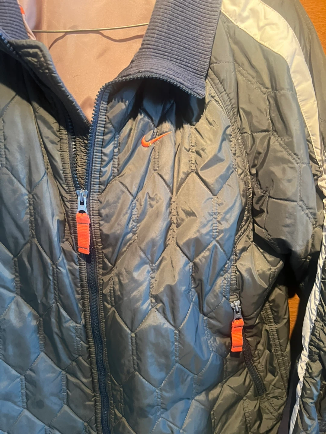 Nike Quilted Jacket - Olive Green - photo 3