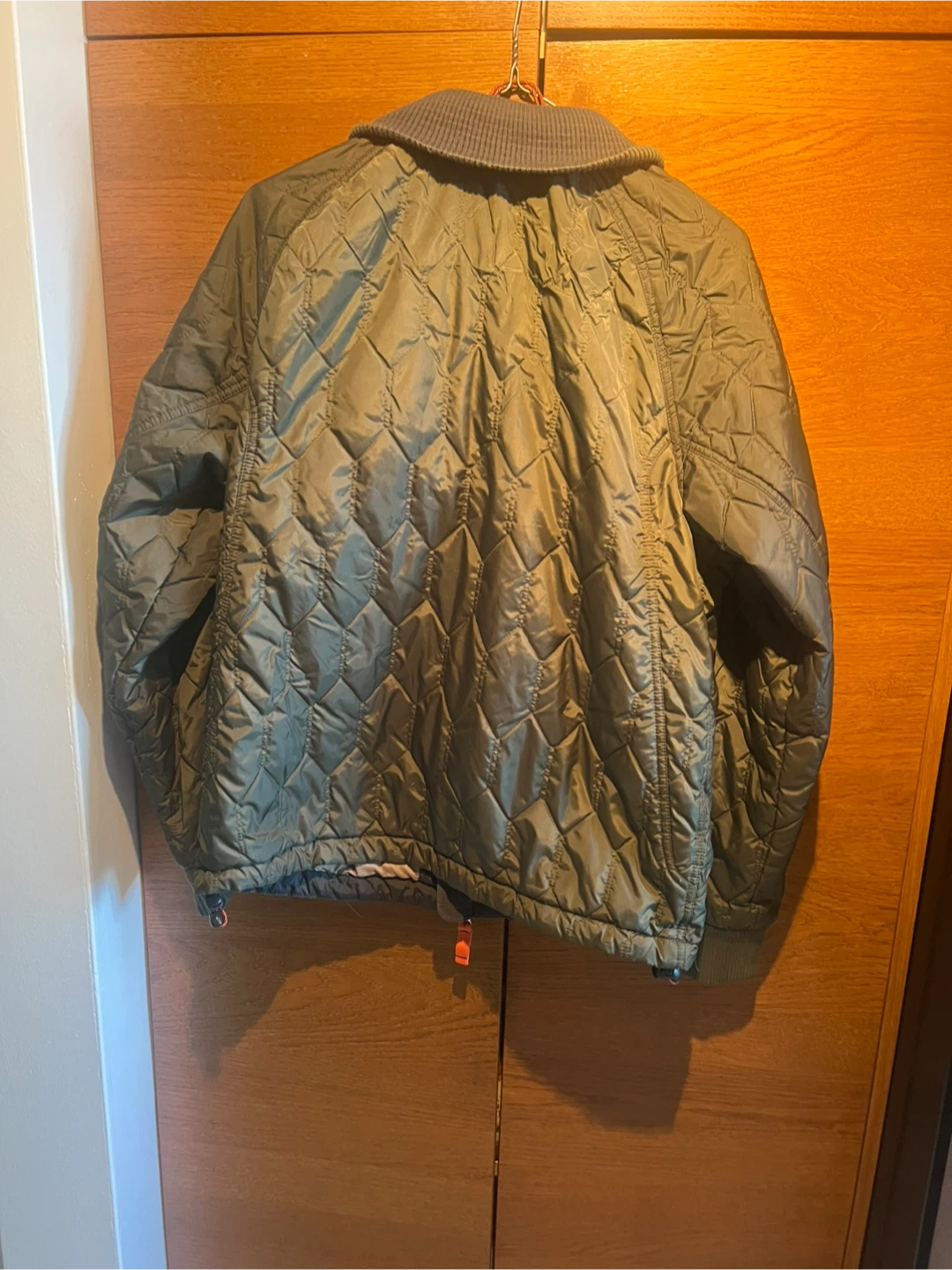 Nike Quilted Jacket - Olive Green - photo 5