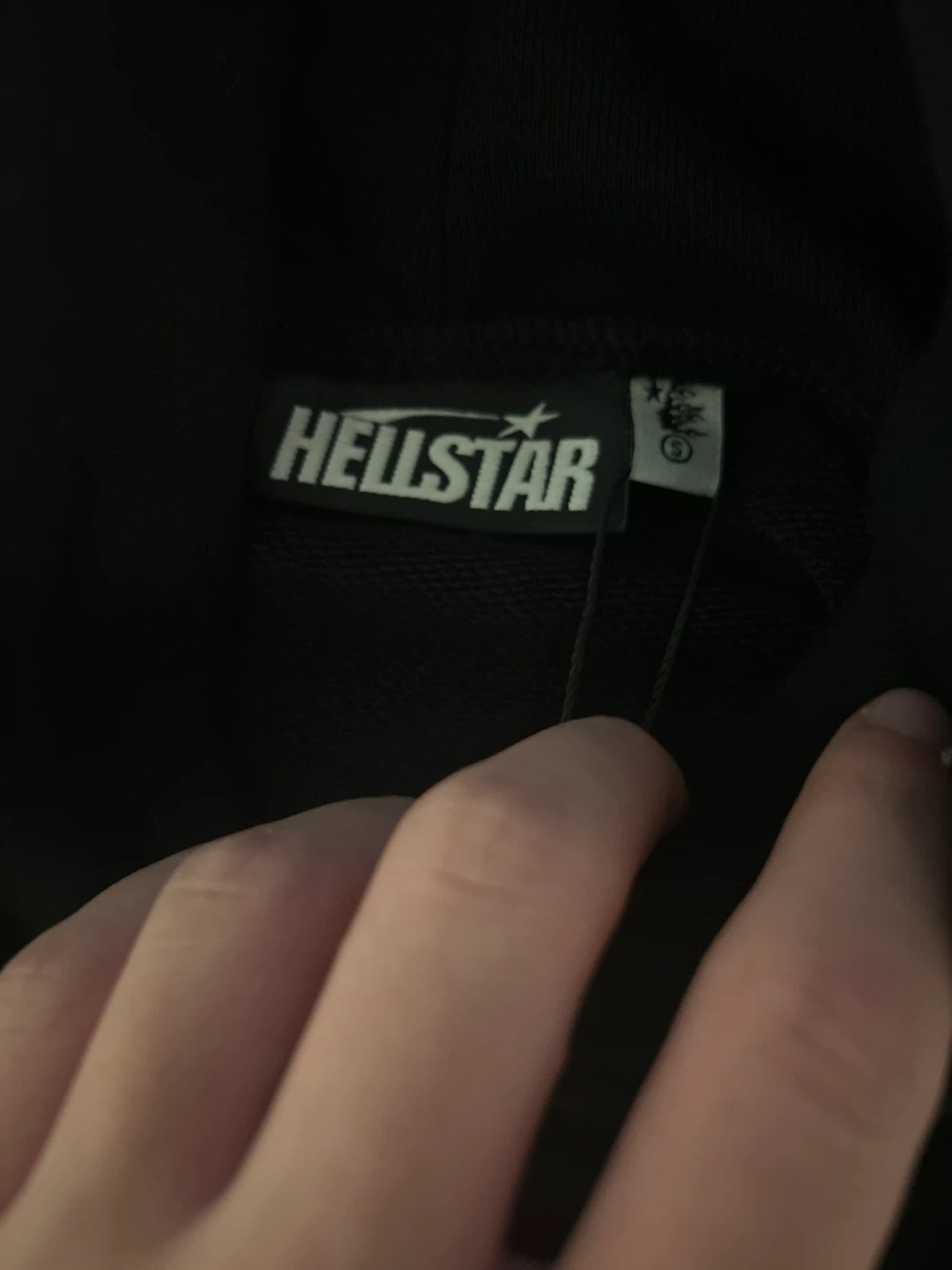 Hellstar Black Hoodie- size small - photo 4