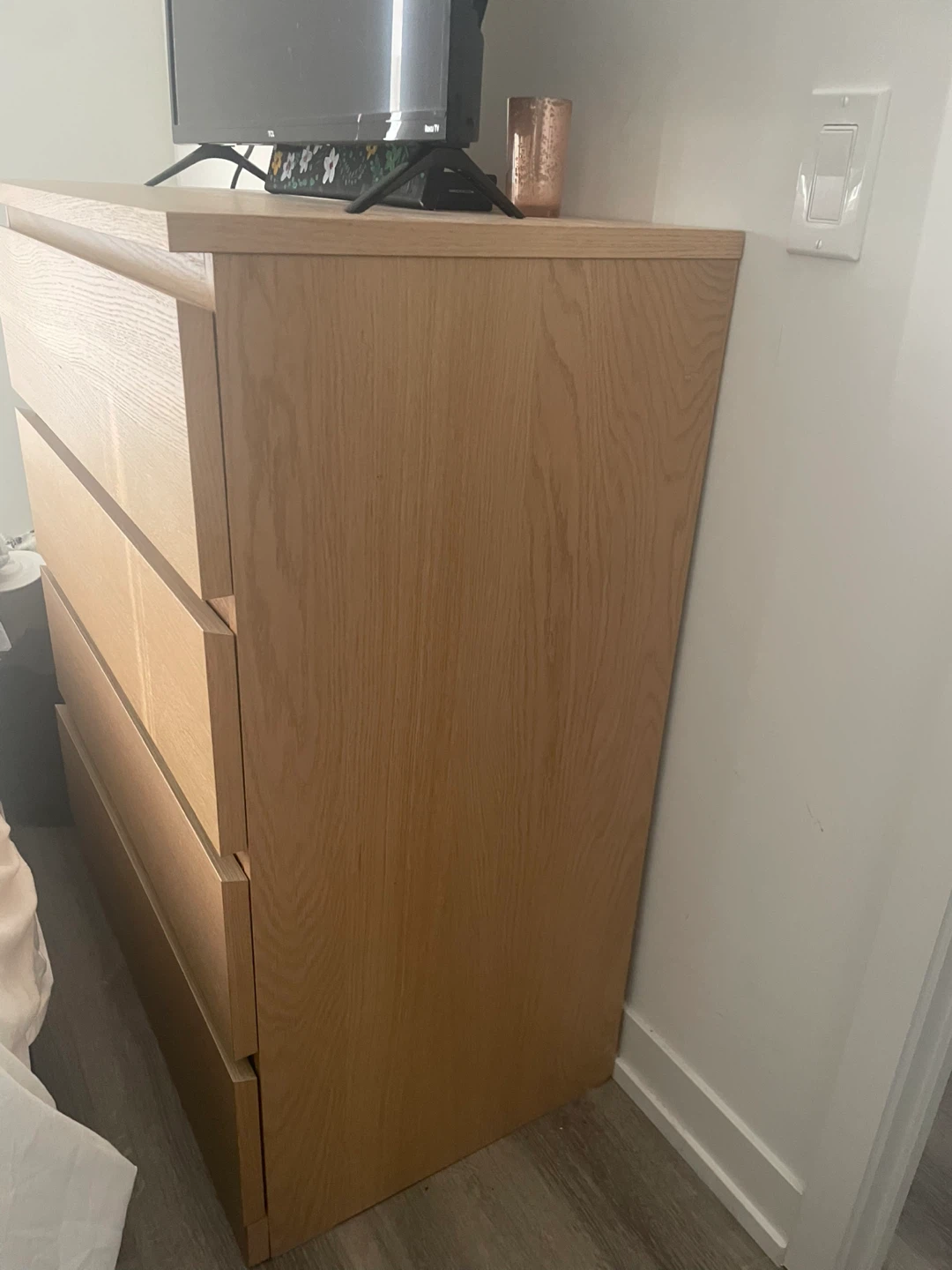 IKEA malm dresser 4-drawer Chest - Light Brown - photo 3