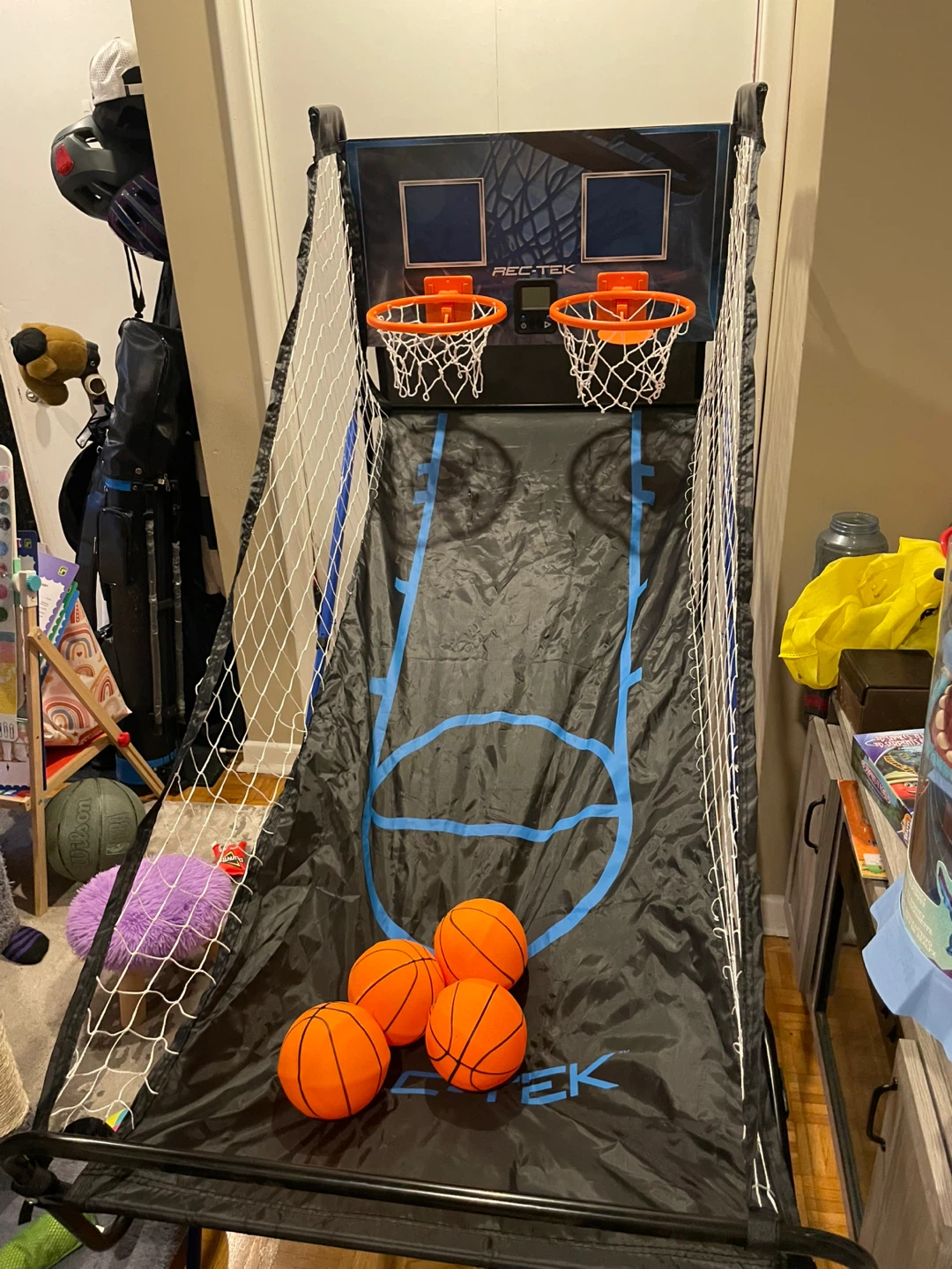 Rec-Tek Double Shot Basketball Arcade Game