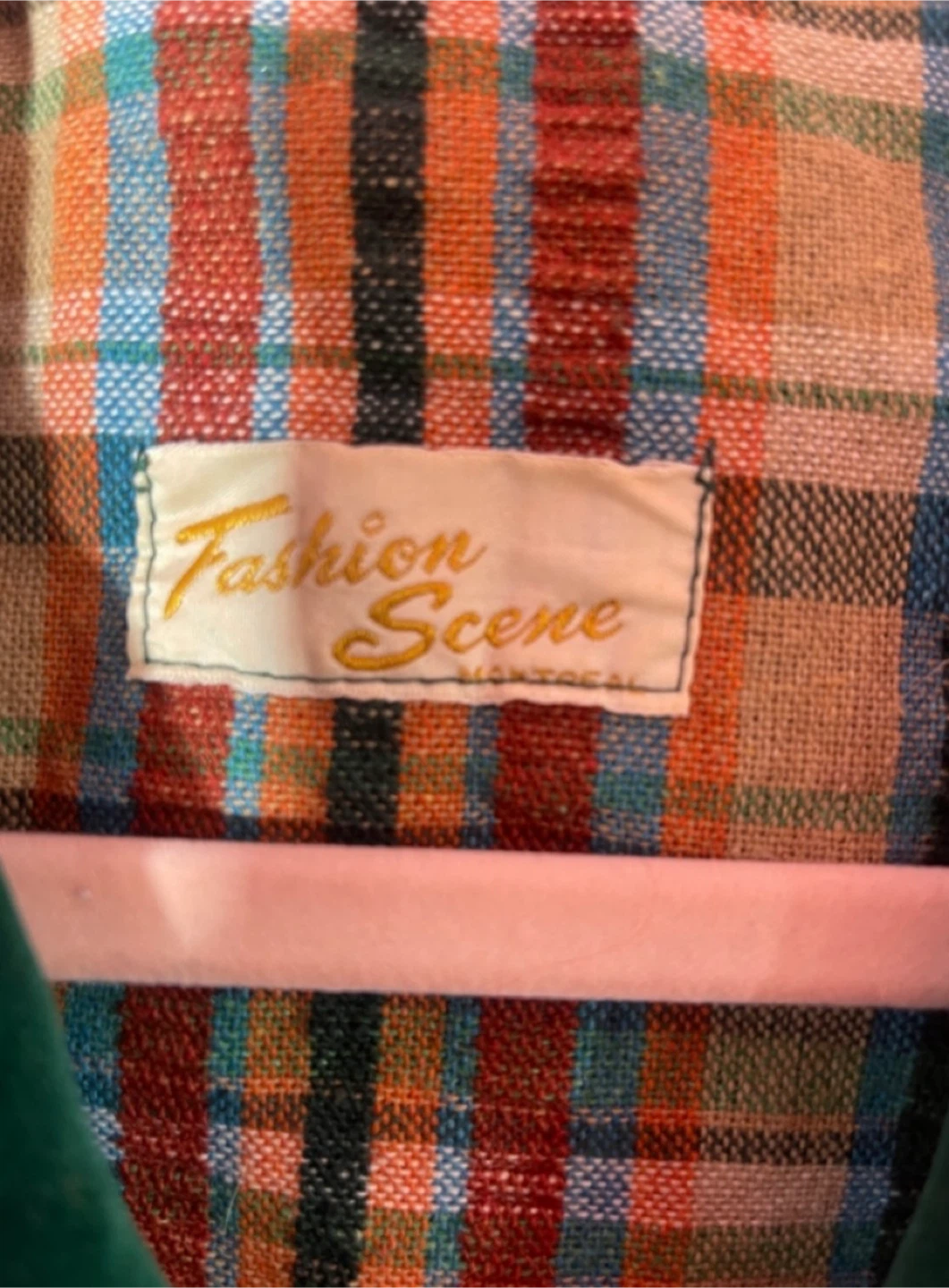 Fashion Scene Plaid Blazer with Velvet Trim - photo 4