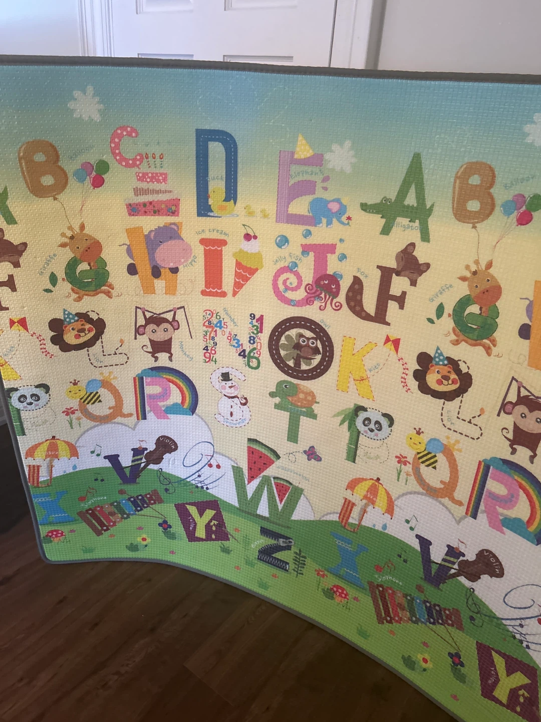 Alphabet & Vehicle Baby Play Mat