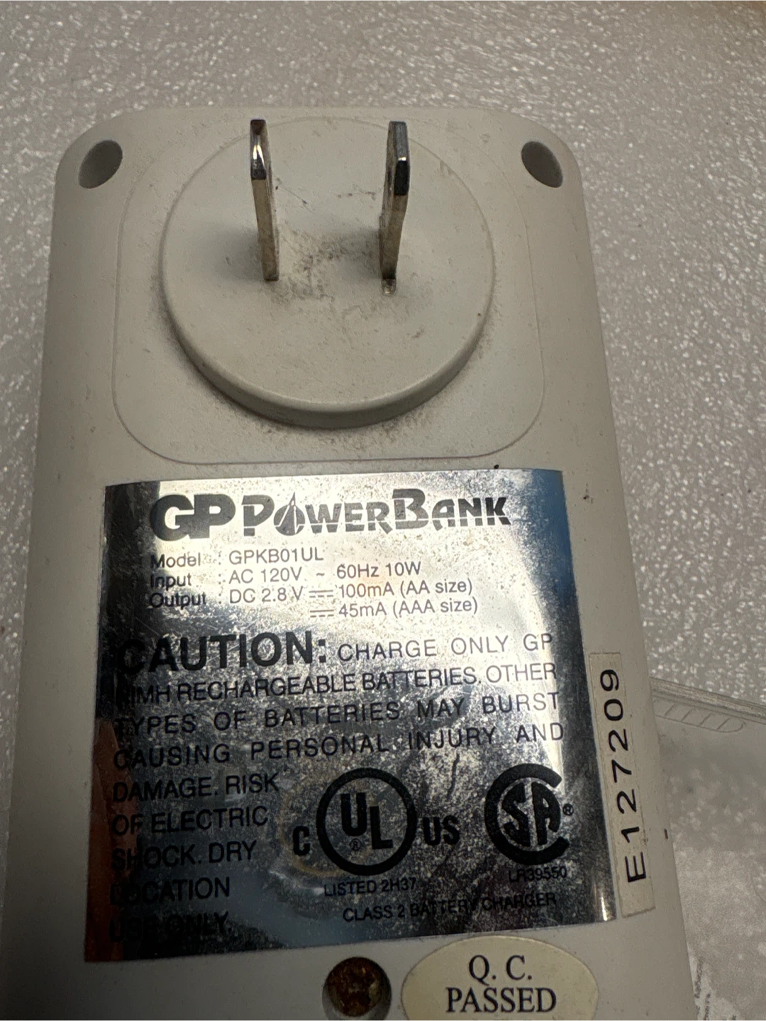 GP PowerBank Battery Charger GPKB01UL - photo 2