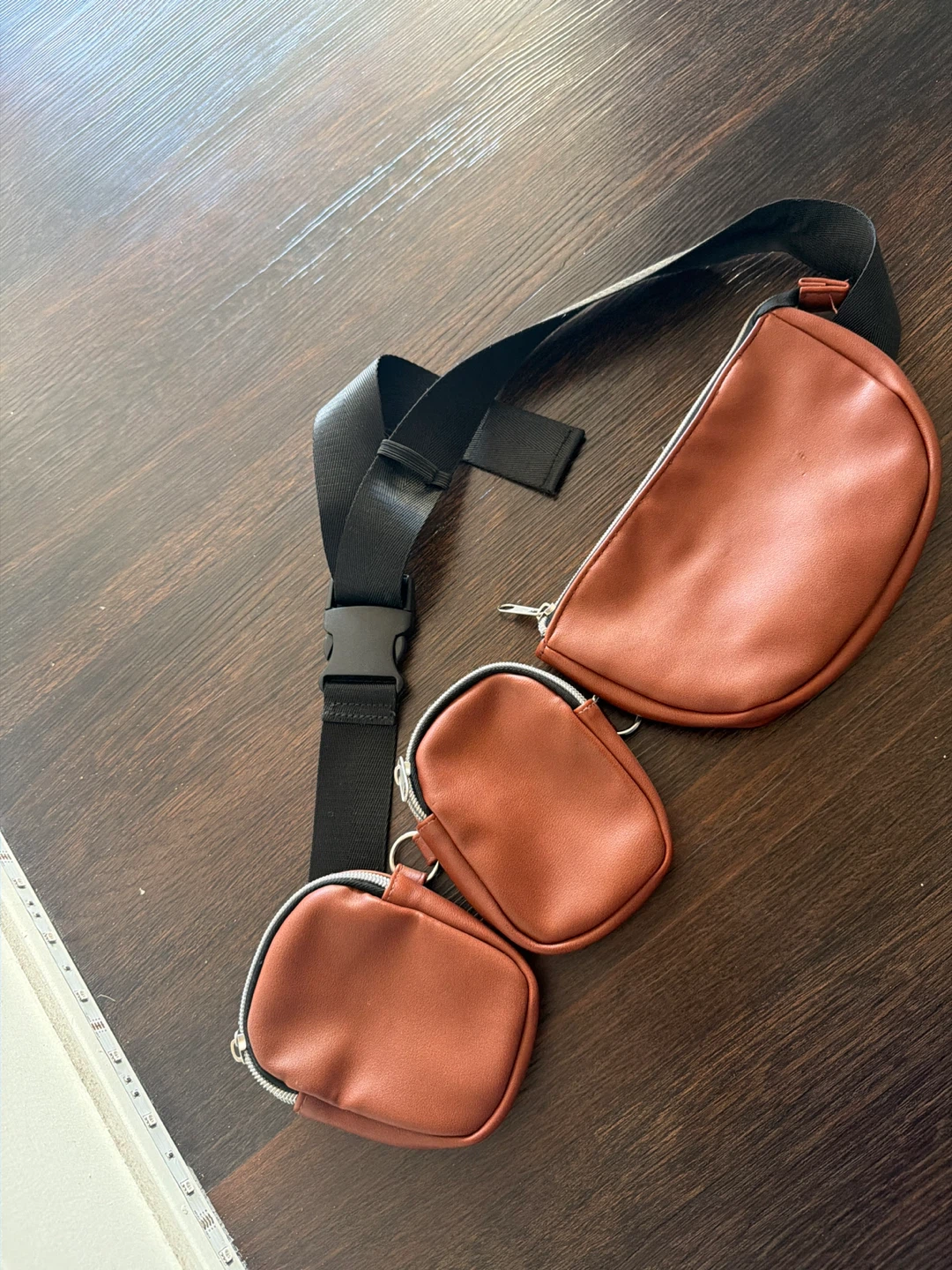 Brown Belt Fanny Pack  with Pouches - photo 2