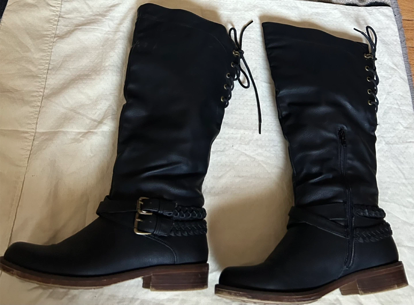 Black Knee High Boots - photo 3