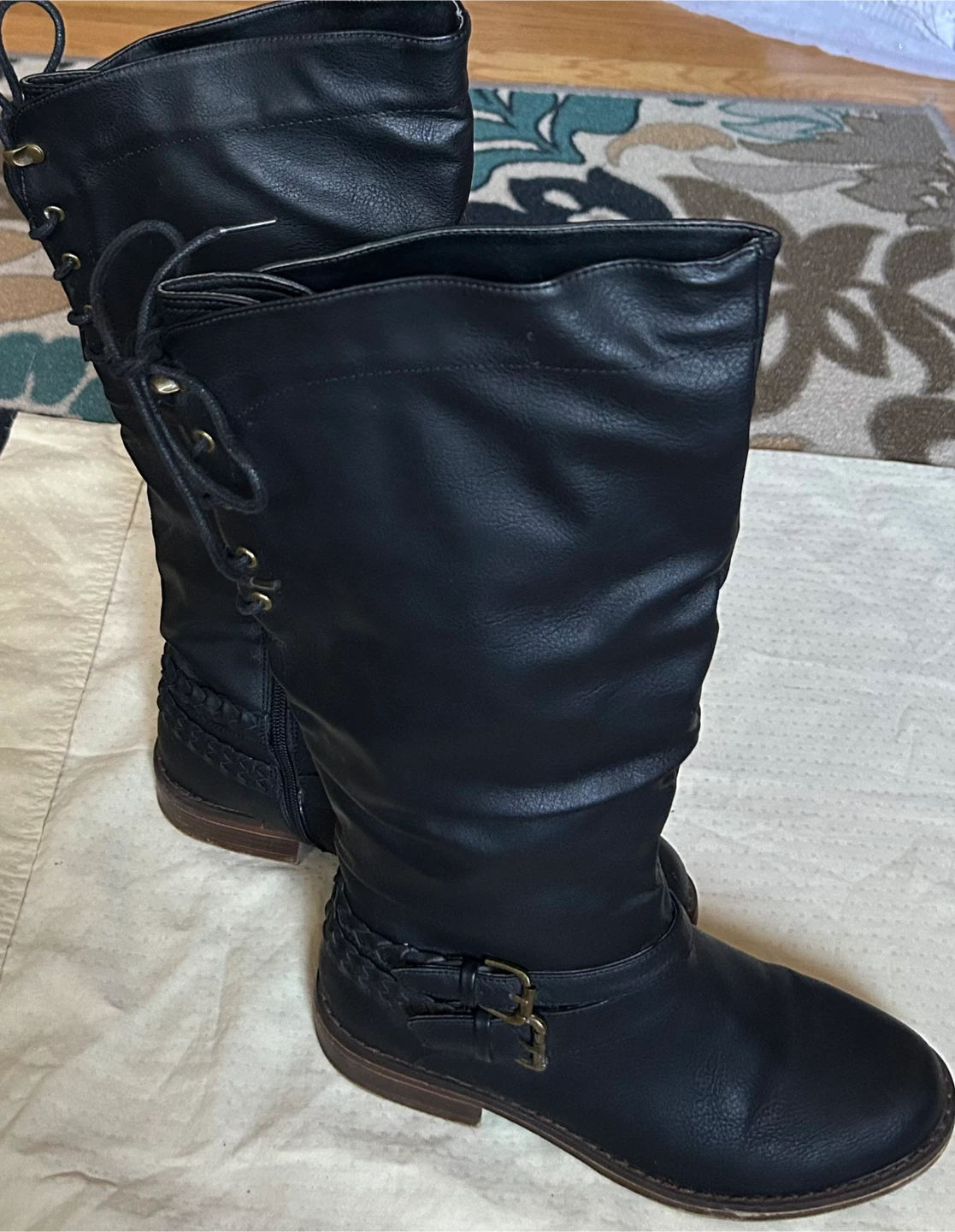 Black Knee High Boots - photo 4