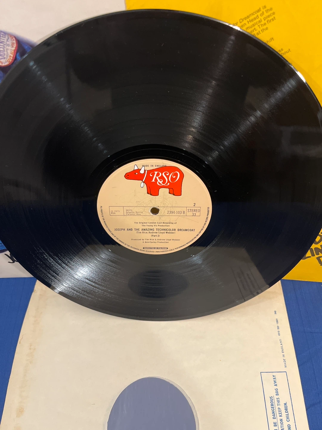 Joseph and the Amazing Technicolor Dreamcoat Vinyl Record - photo 3