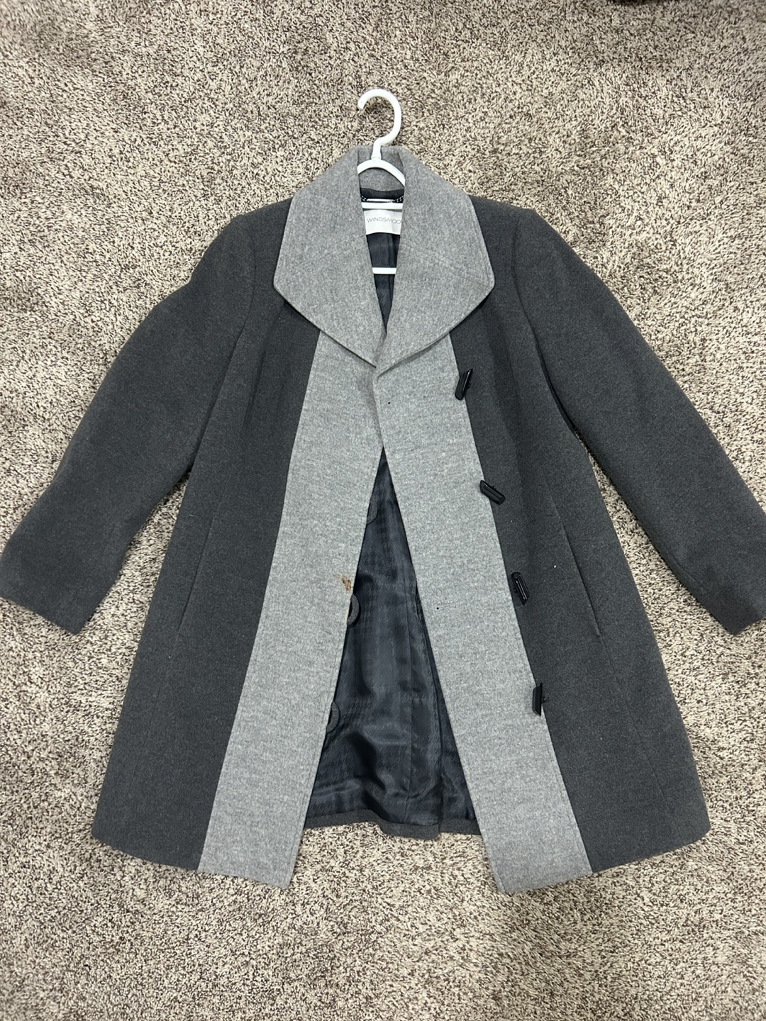 Windsmoor Grey Wool Blend Coat