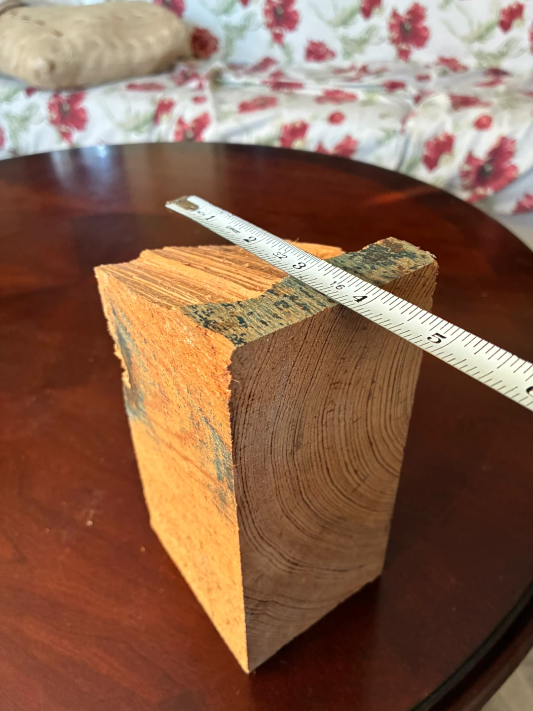 Block finely grained wood paperweight Douglas fir art - photo 5