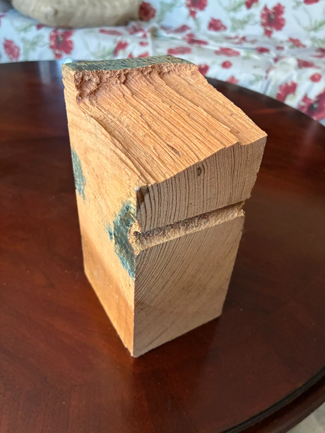 Block finely grained wood paperweight Douglas fir art - photo 4