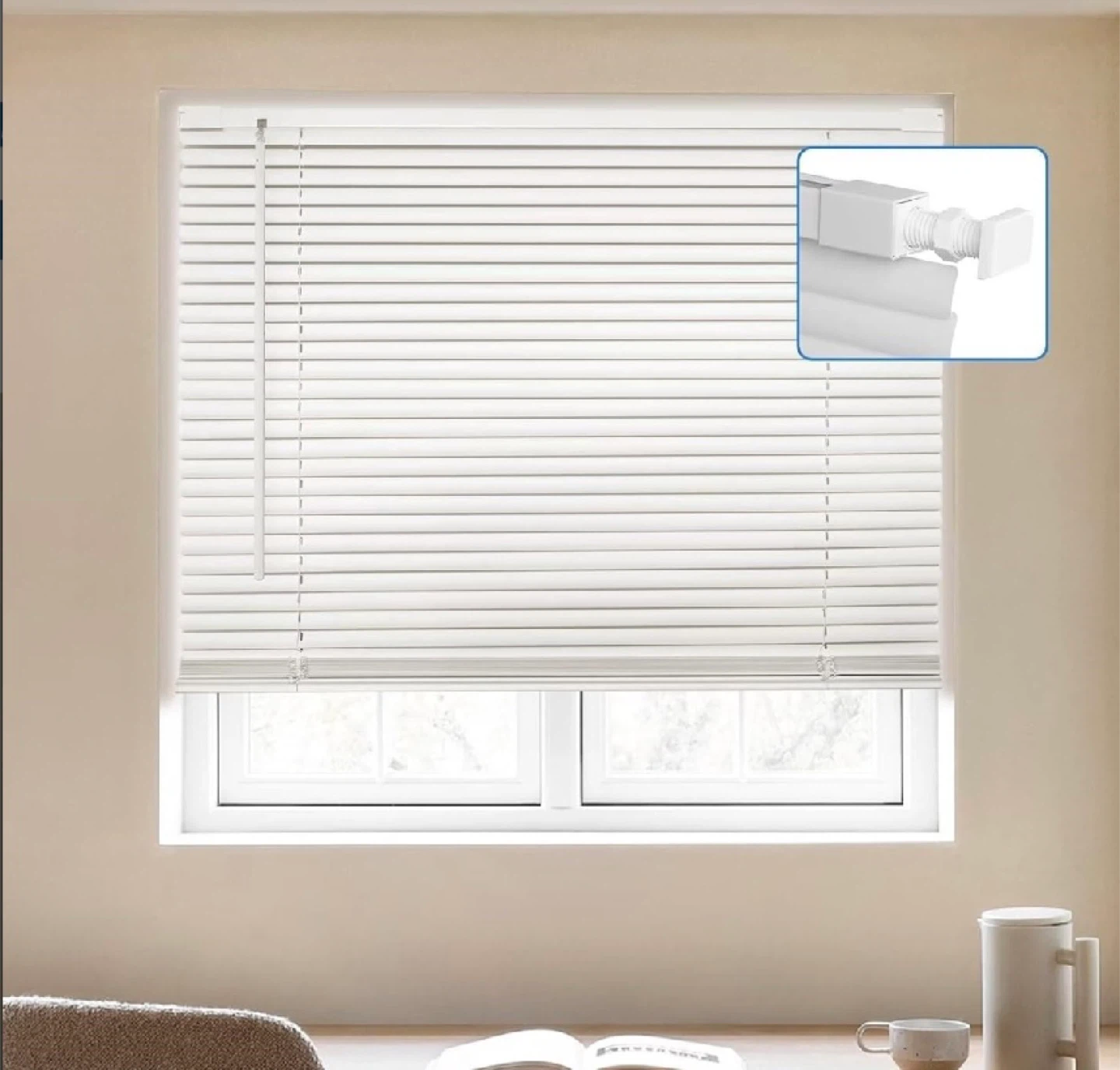 27”x48” MYshade Blinds, White