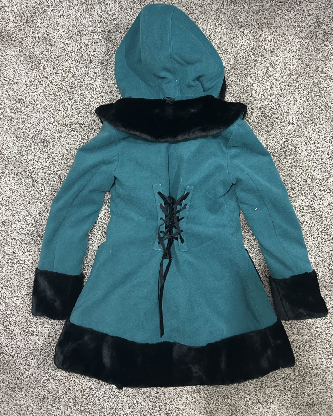 Hell Bunny Original Garment Hooded Coat - Size S - photo 2