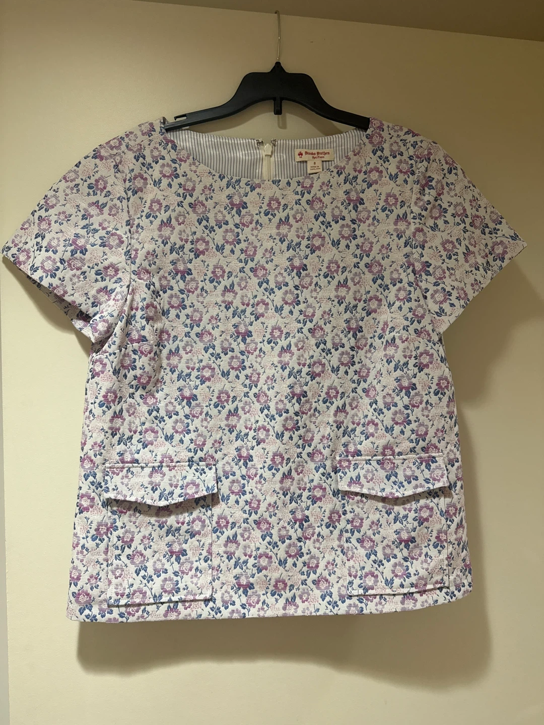 Brooks Brothers Floral Print Top - Size 8