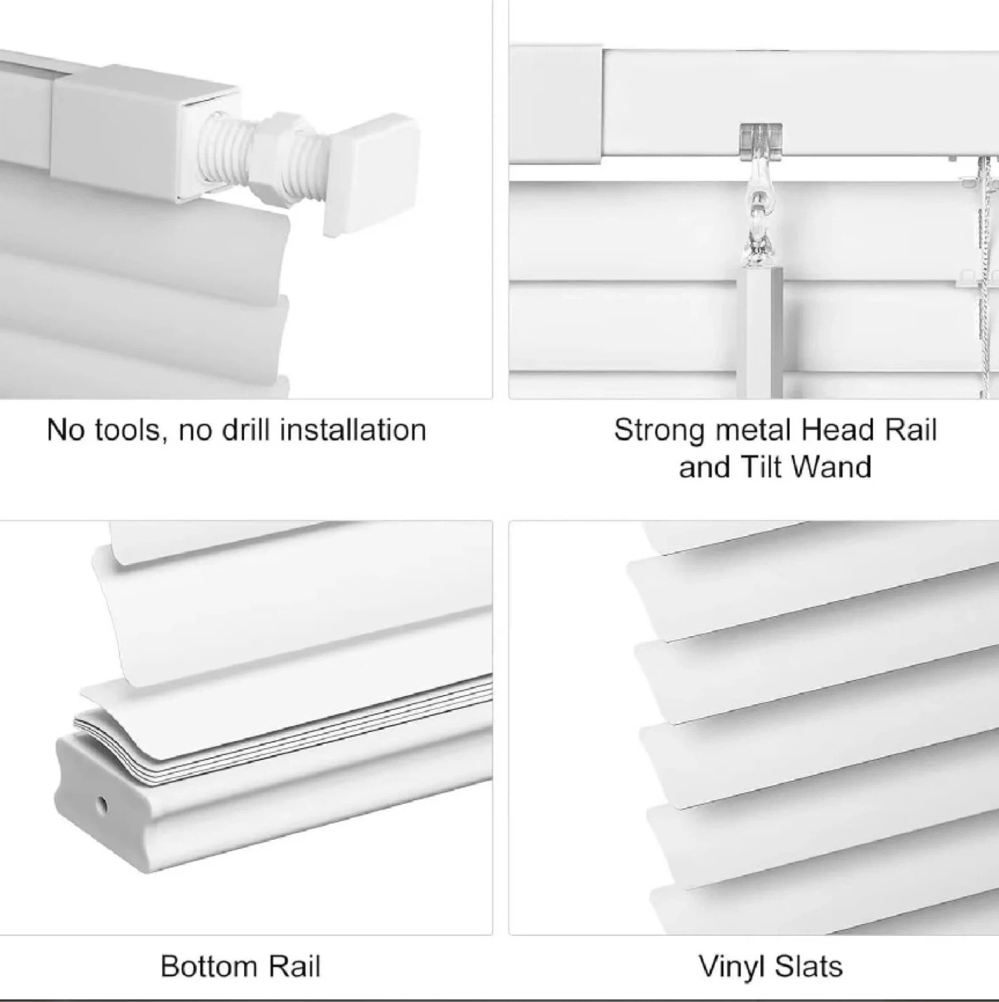 MYshade Blinds White, 39.5x64” - photo 2