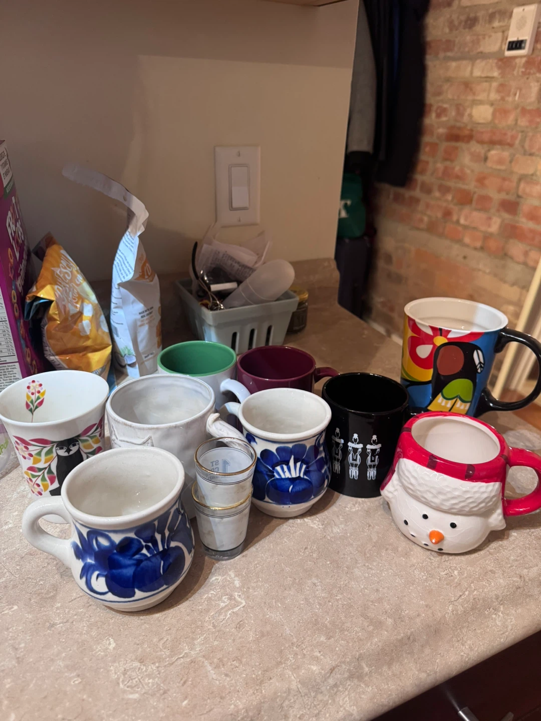 Assorted Artsy Coffee Mugs