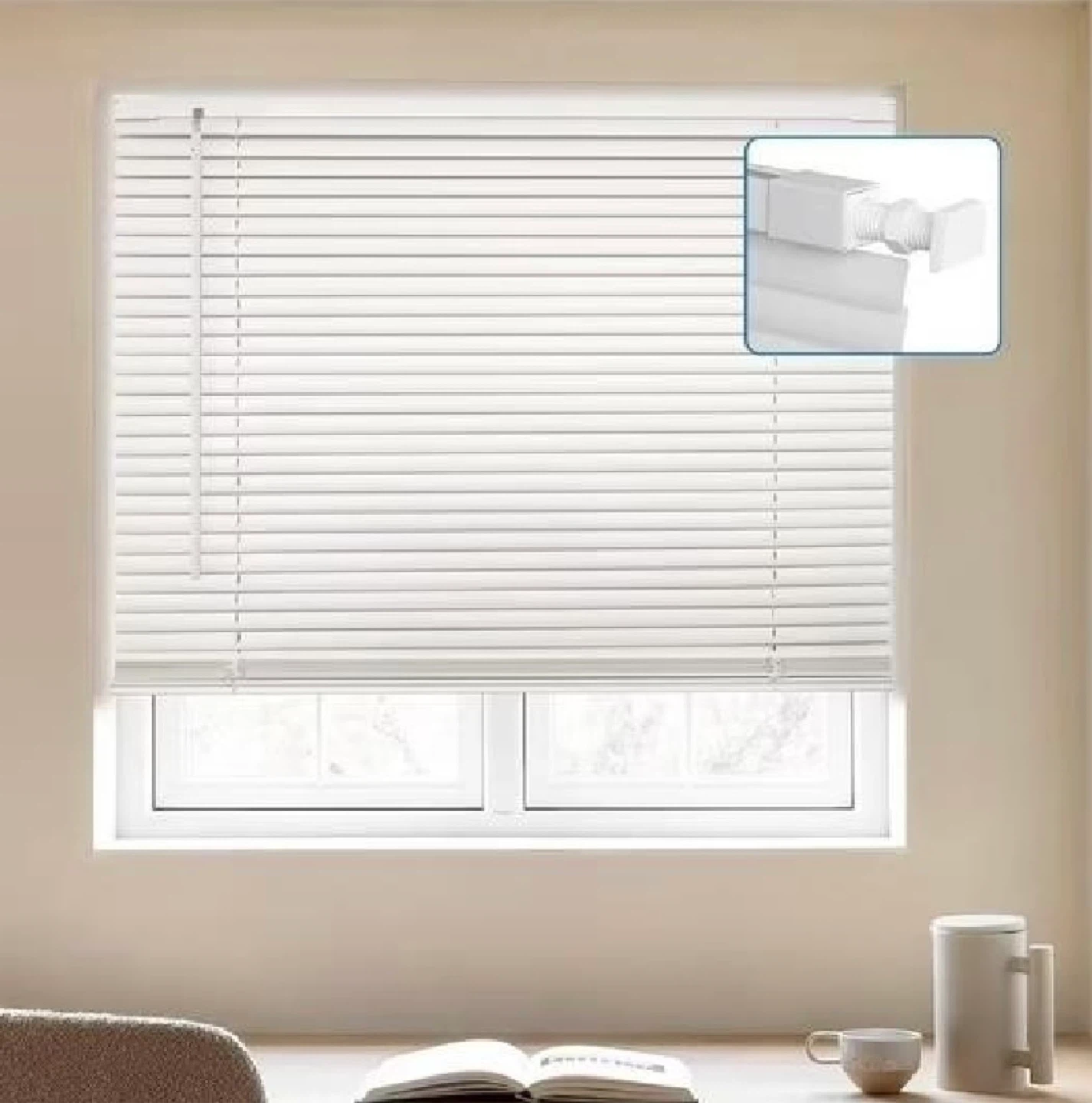 MYshade Blinds White, 30.5x64”