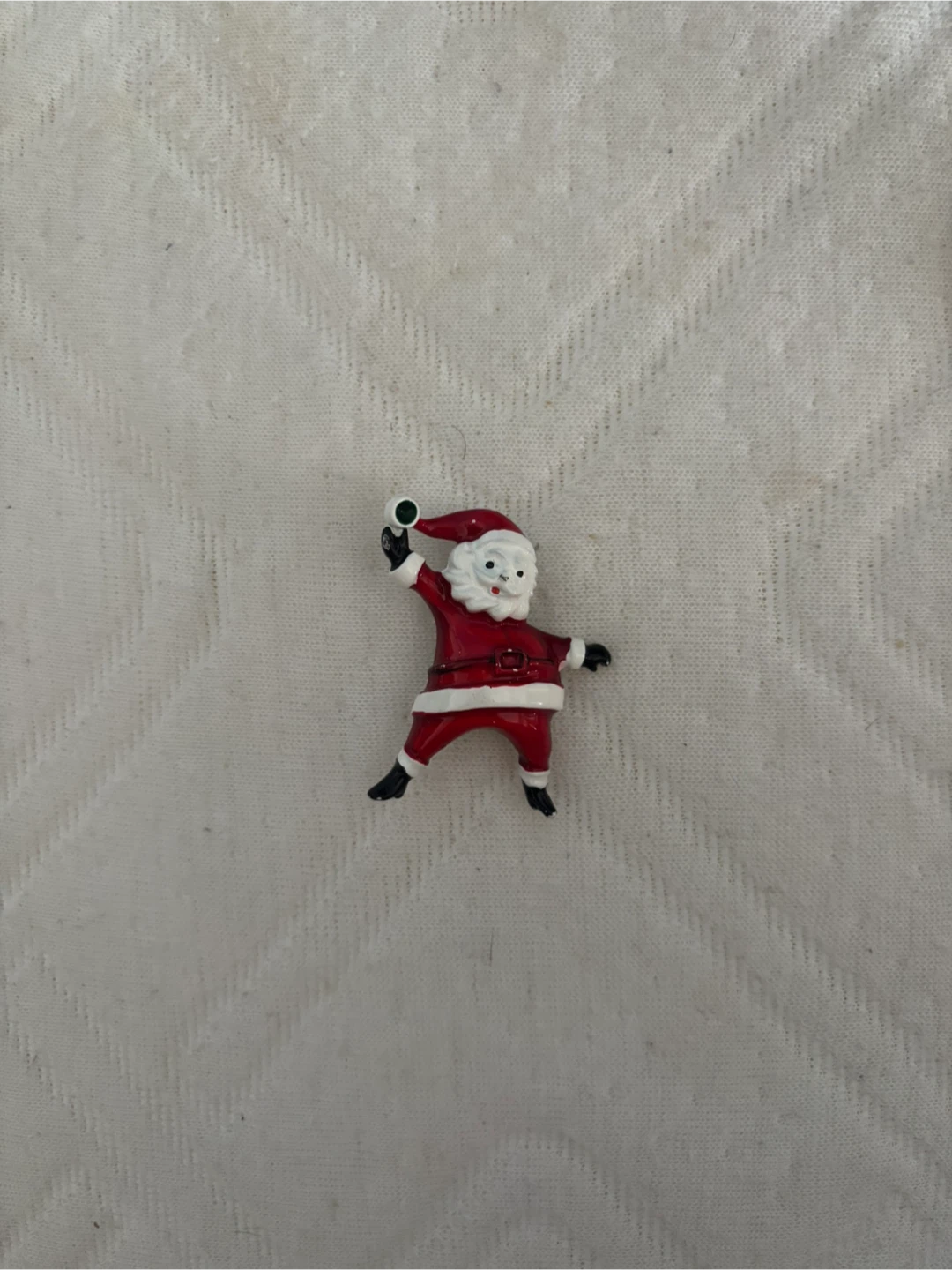 Vintage Santa Claus Christmas Pin - photo 2