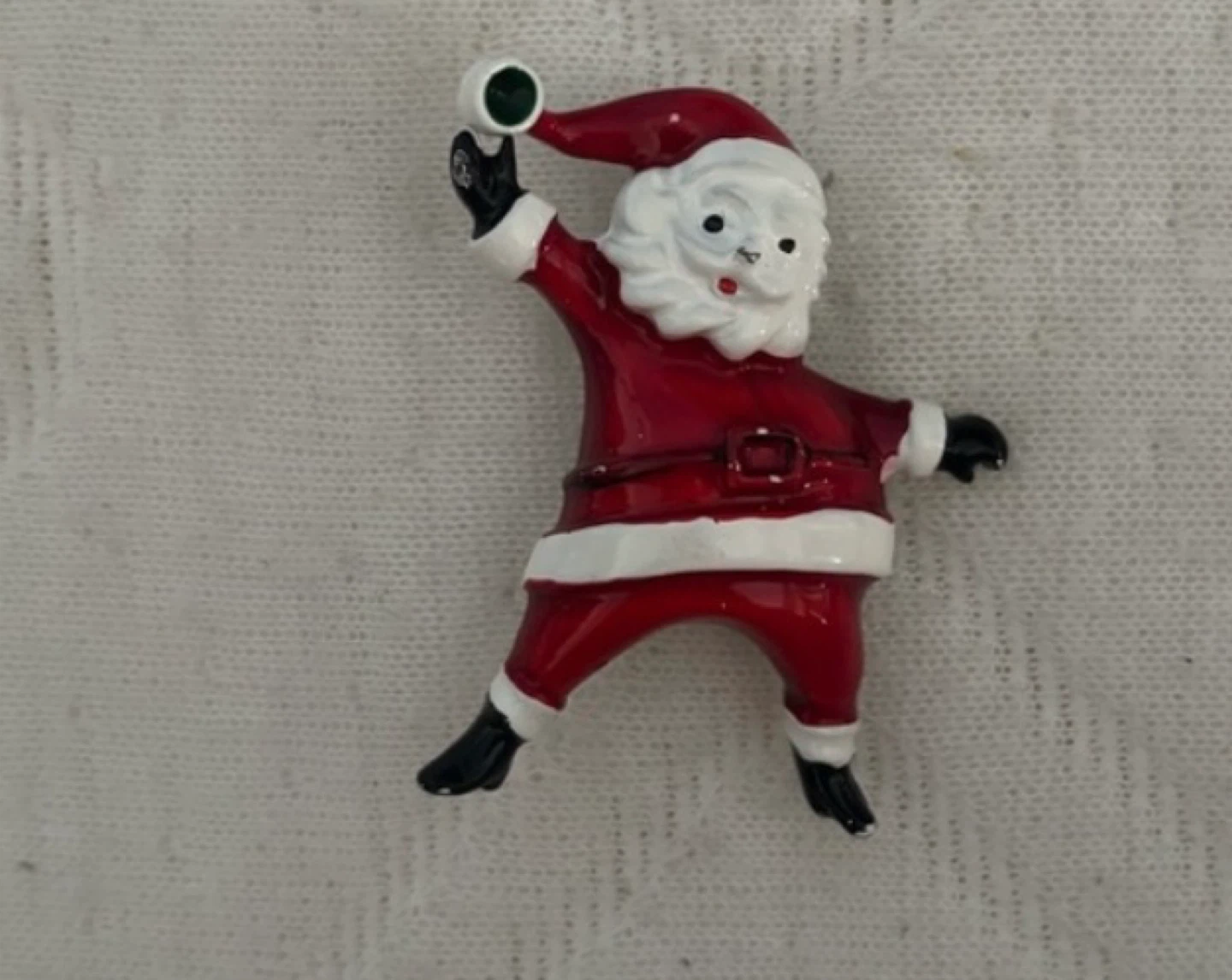 Vintage Santa Claus Christmas Pin