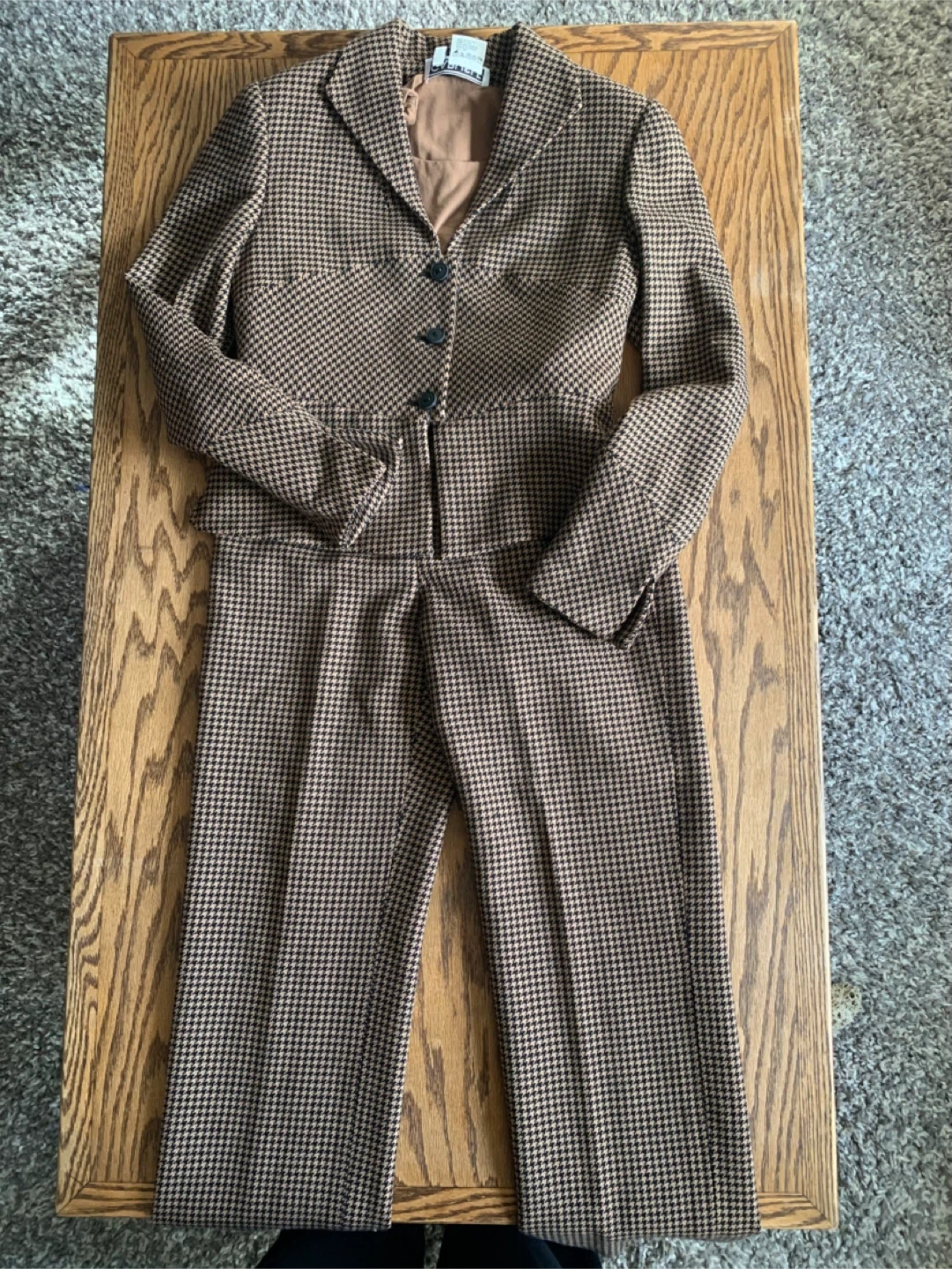Carlisle Houndstooth Suit - Size S