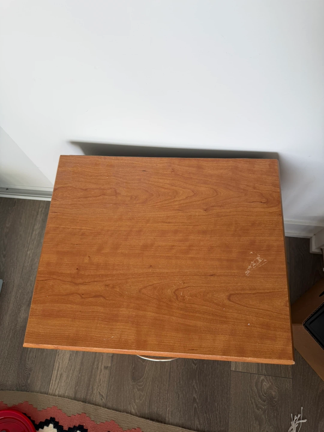 Wooden Nightstand with Drawer - photo 4