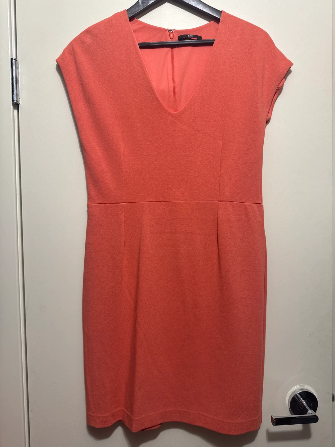 Hugo Boss Pink/Orange Dress Size L(fitting)