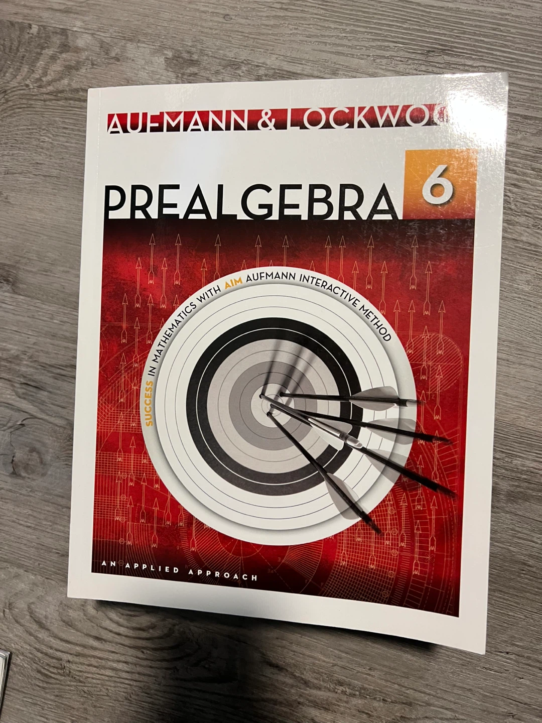 Aufmann & Lockwood Prealgebra 6 Textbook