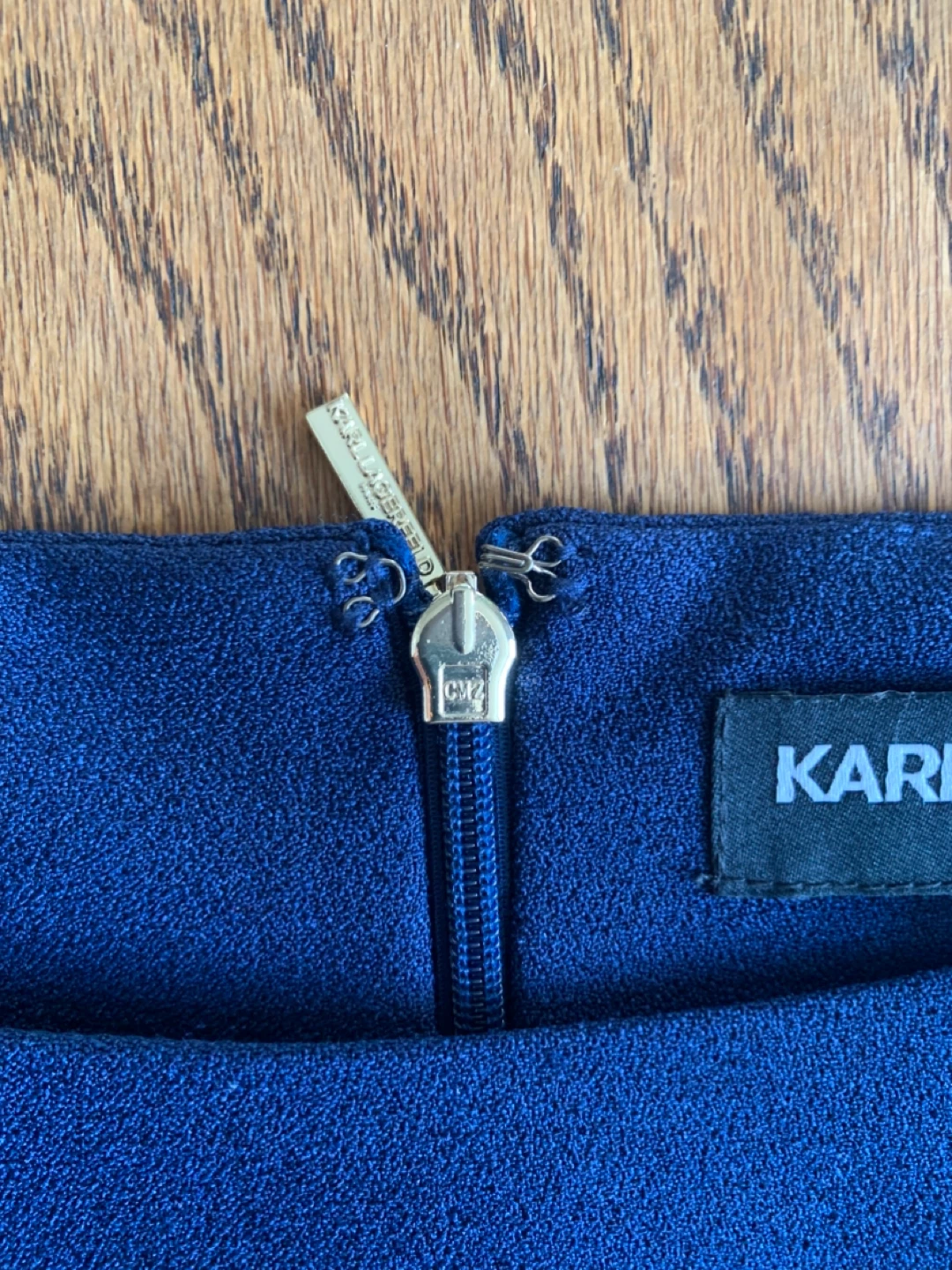 Karl Lagerfeld Paris Navy Dress - Size 8 - photo 4