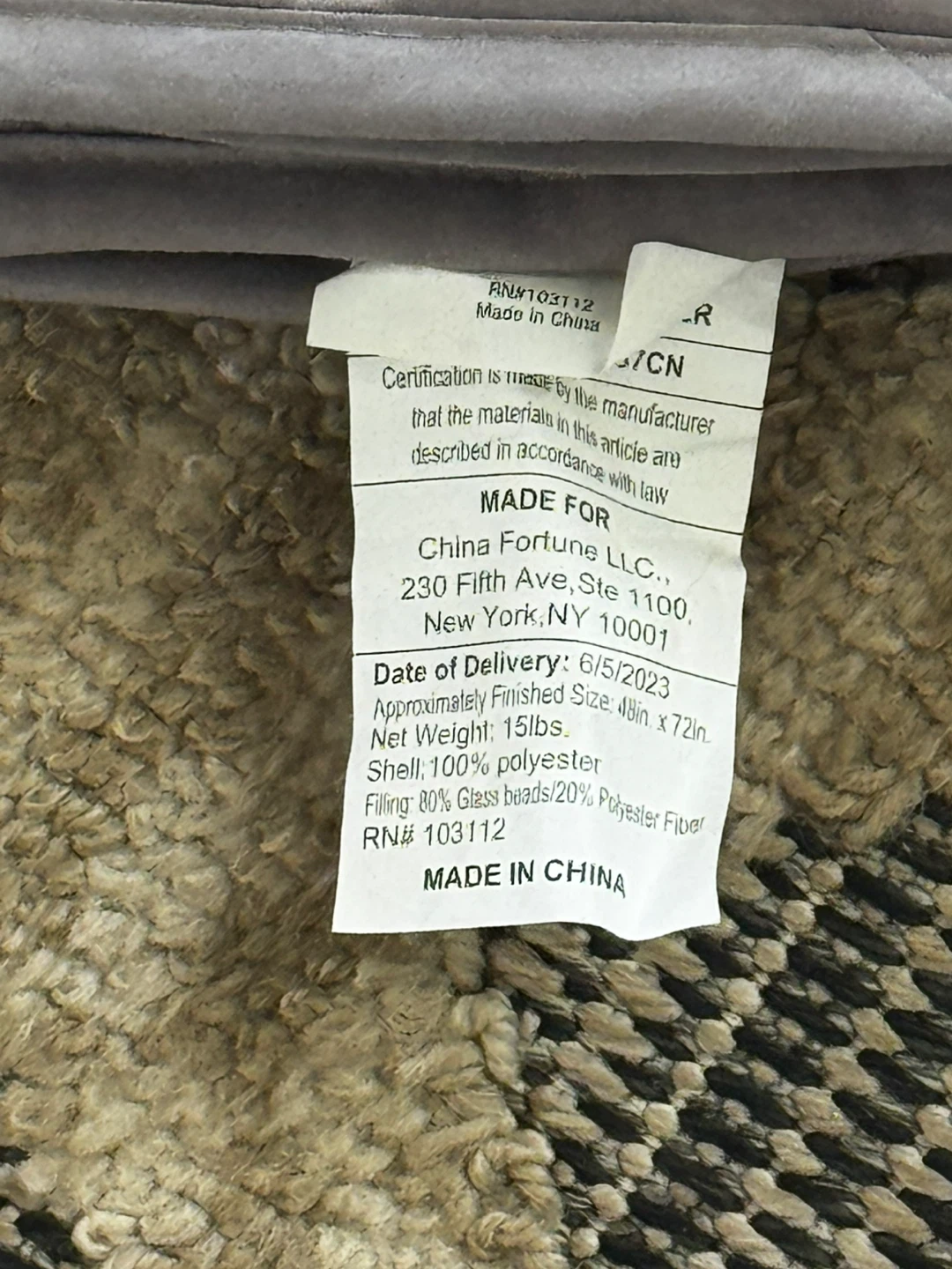 WEIGHTED BLANKET IN A FULL 48”X72” SIZE BRAND NEW IN PACKAGING - photo 2