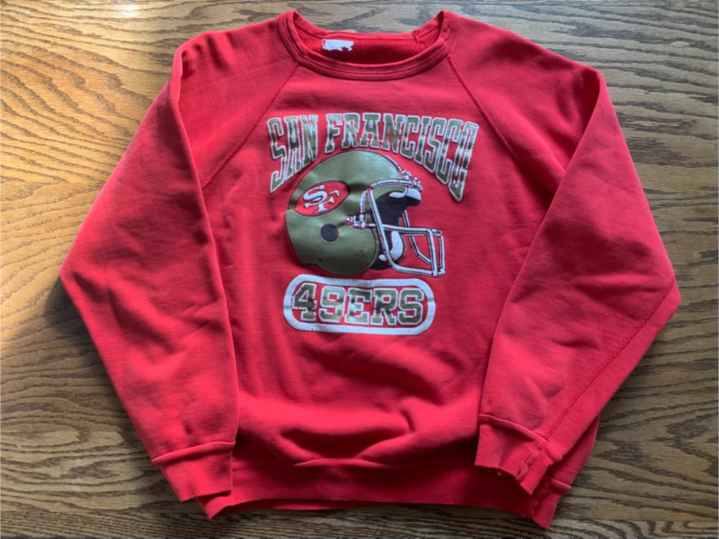 San Francisco 49ers Red Crewneck Sweatshirt