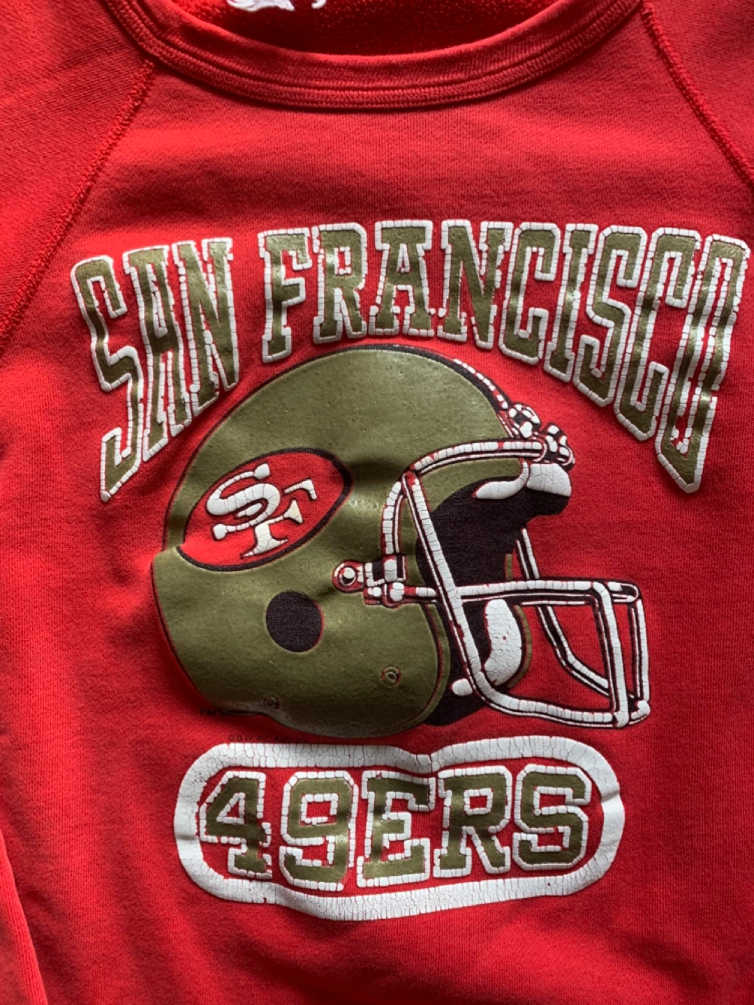 San Francisco 49ers Red Crewneck Sweatshirt - photo 2