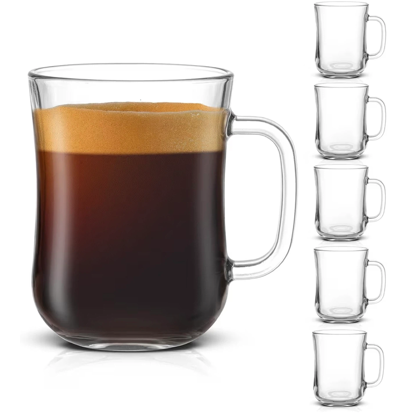 Brand New in Box Joy Jolt Set of 6 Single Wall Coffee Mugs - photo 2
