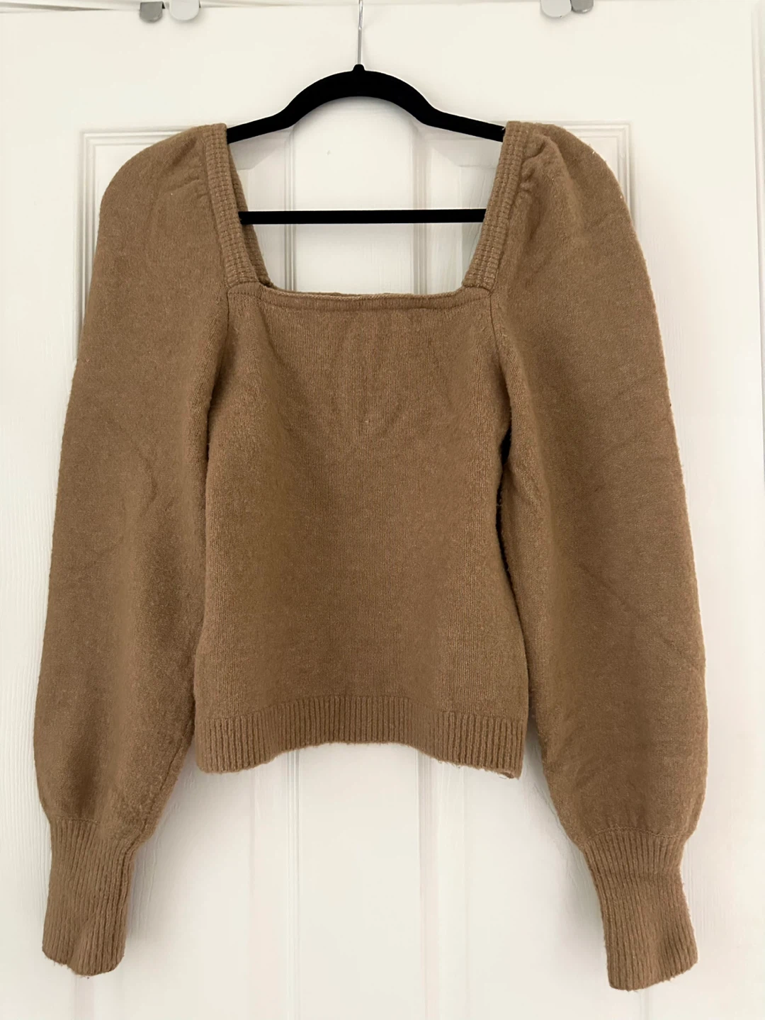 Puff-Sleeved Sweater