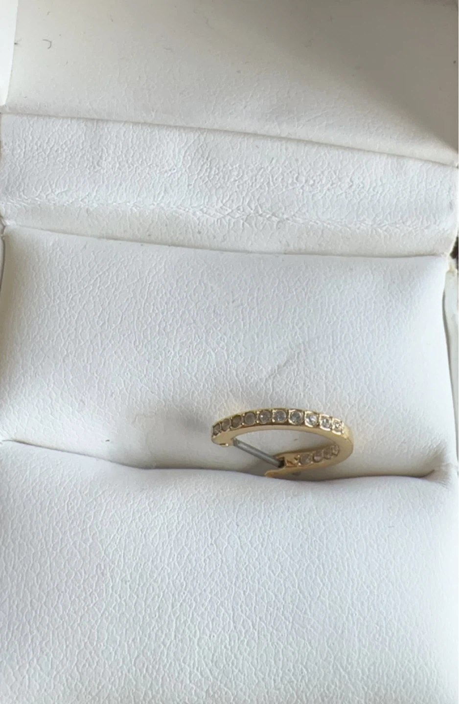 Swarovski Gold Hoop Earrings - photo 2
