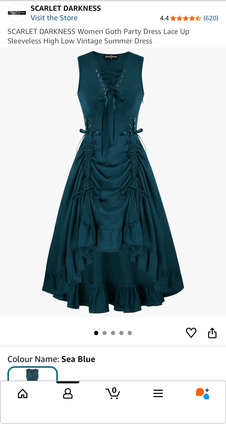 Scarlet Darkness Goth Party Dress - 2XL - photo 2