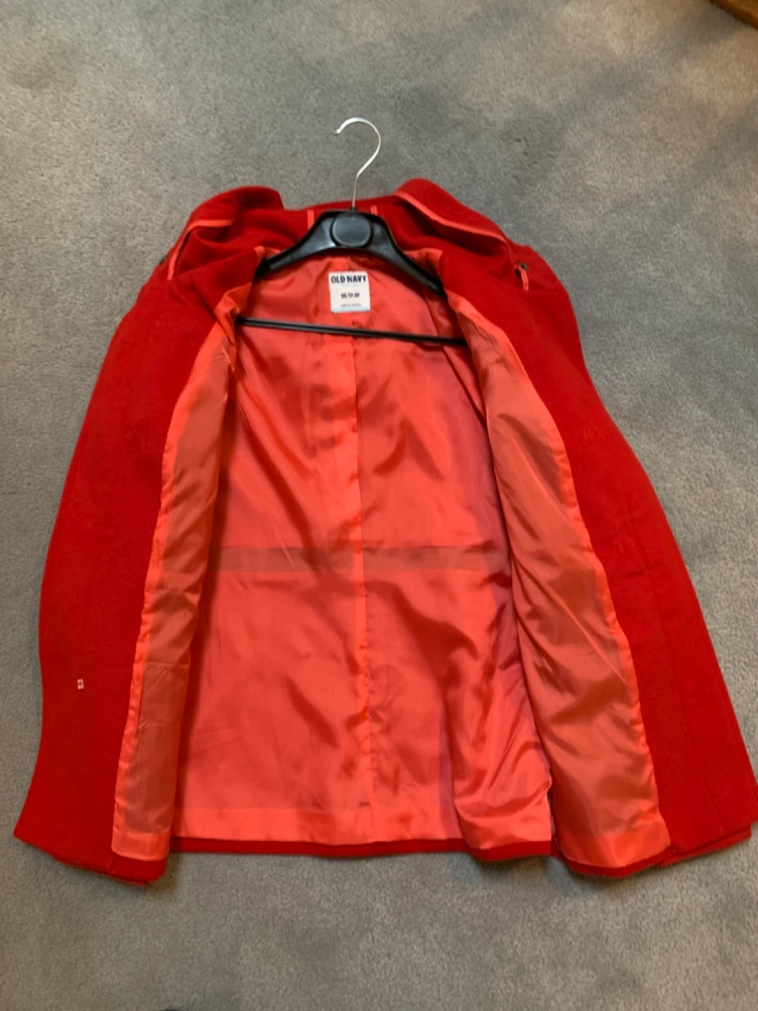 Old Navy Red Toggle Coat - Size XS - photo 4