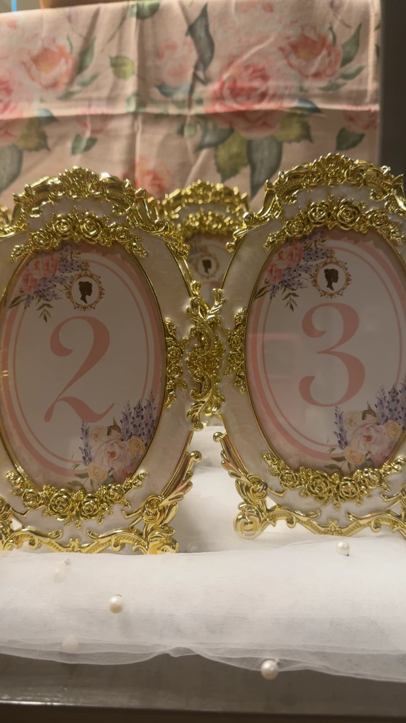 Ornate Picture Frames - Wedding Table Numbers - photo 2