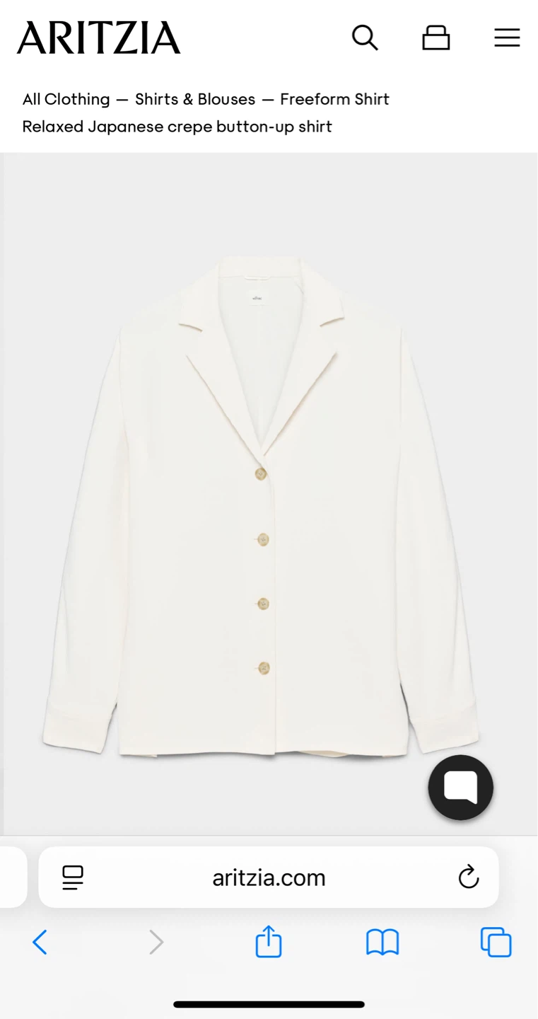 Wilfred Freeform Button-Up Shirt - photo 3
