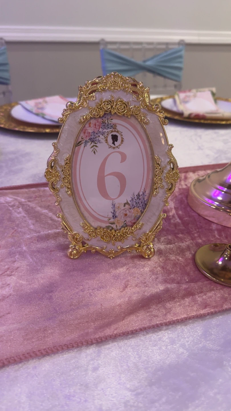 Ornate Picture Frames - Wedding Table Numbers - photo 5