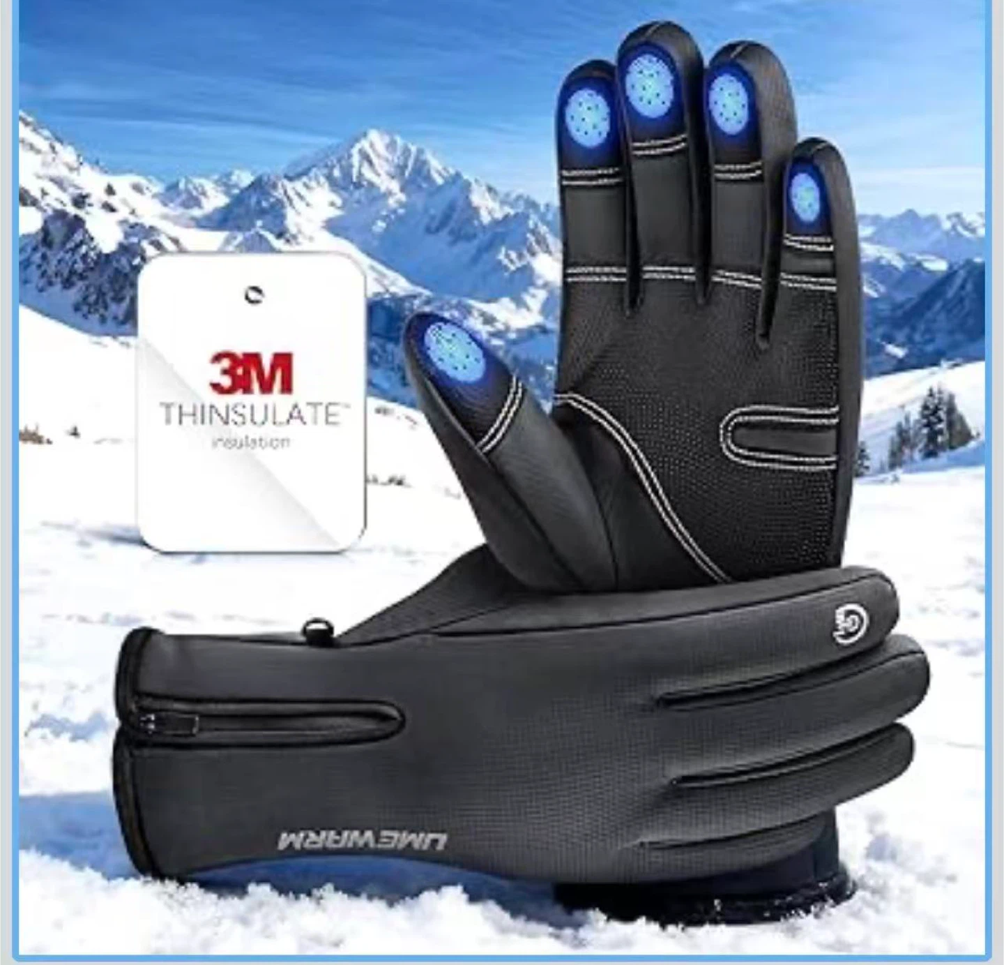 Winter Gloves - Touchscreen, Waterproof