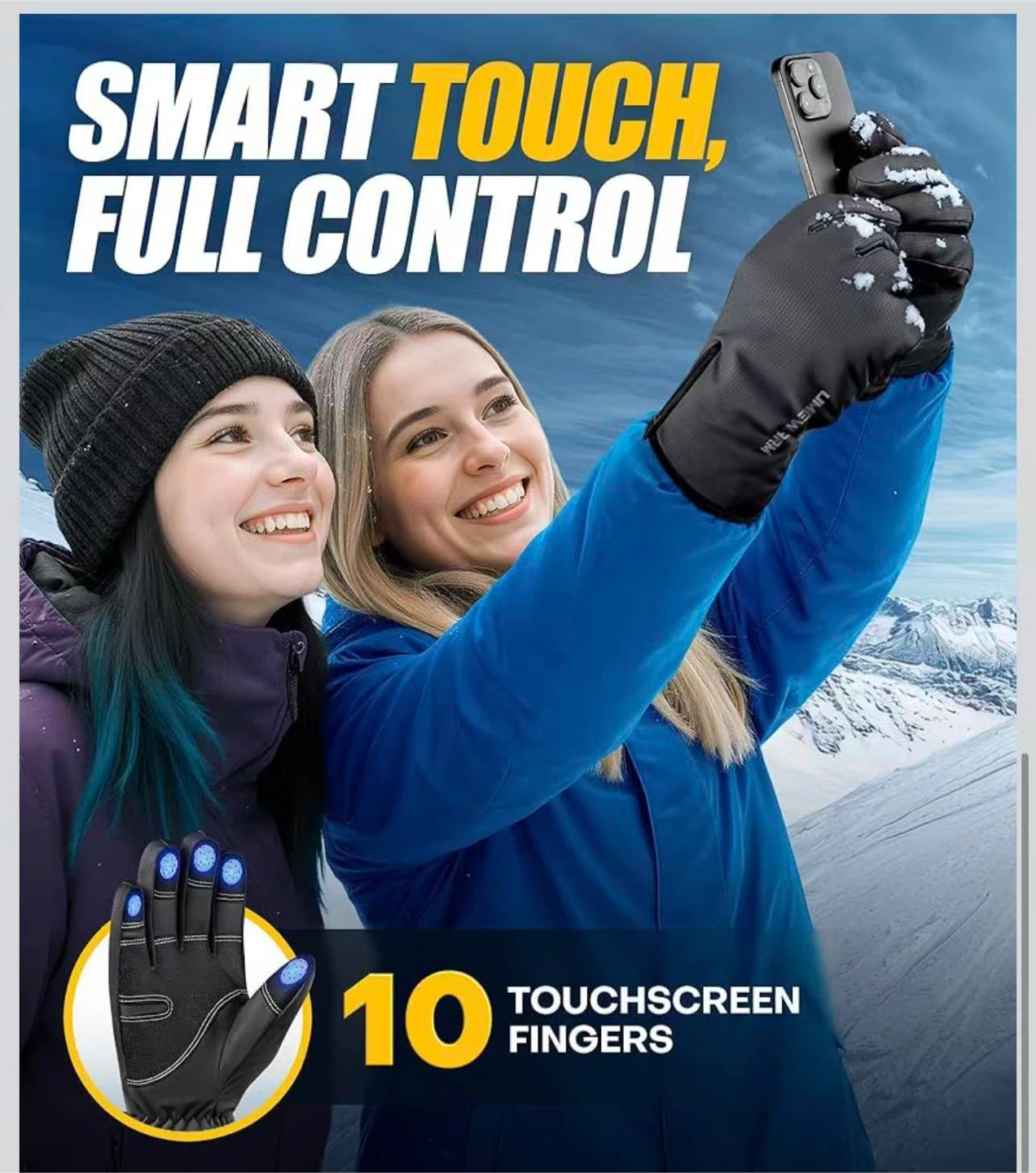 Winter Gloves - Touchscreen, Waterproof - photo 4