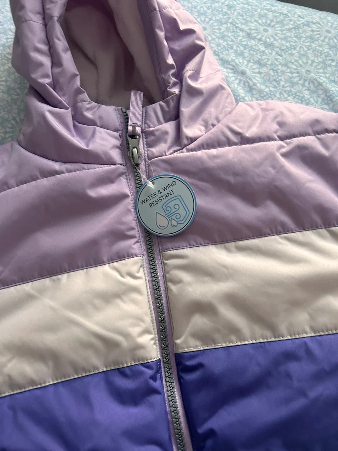 Whales Tail Girls' Puffer Jacket - Size 14/16 - photo 2