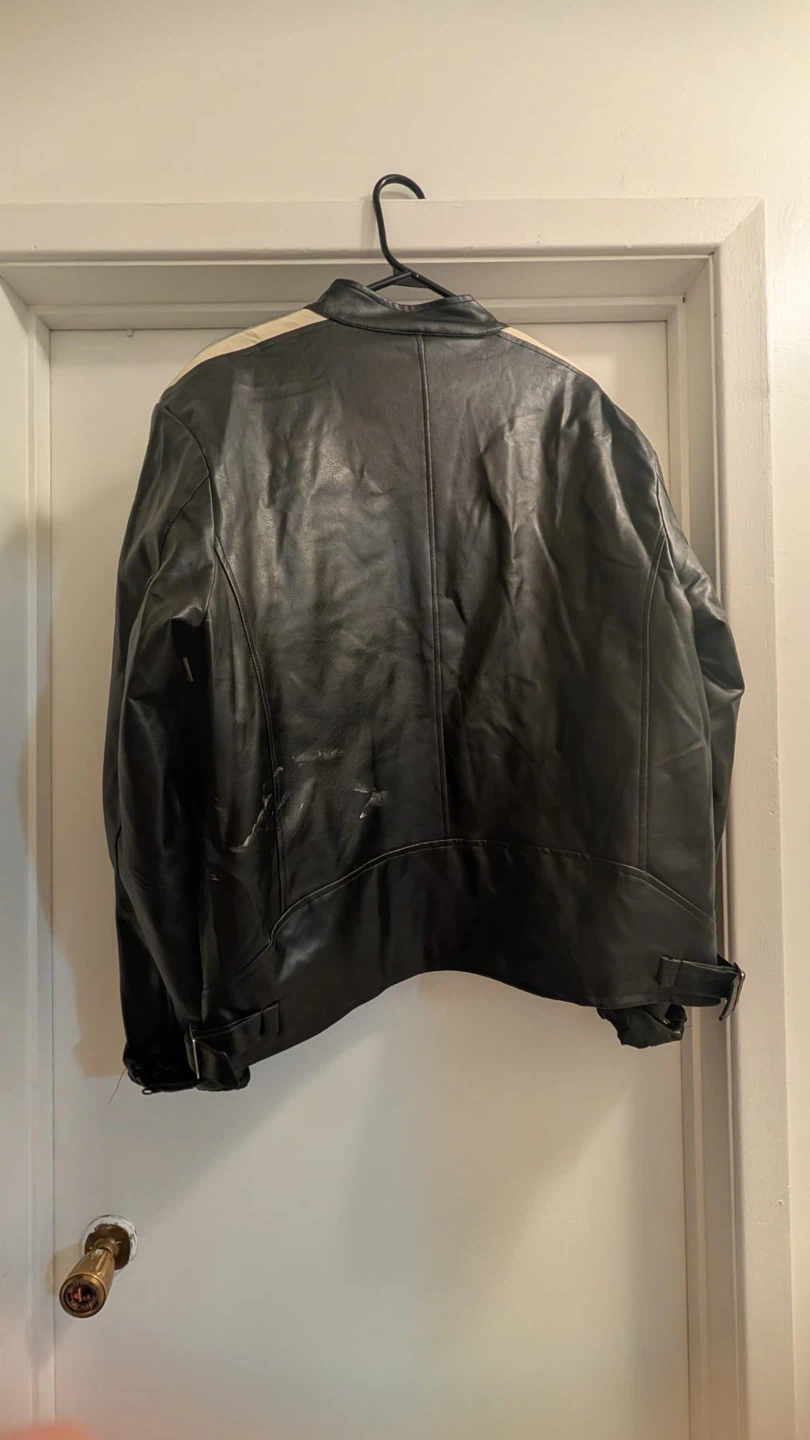 Urban Rags Black Leather Jacket - XL/TG - photo 4