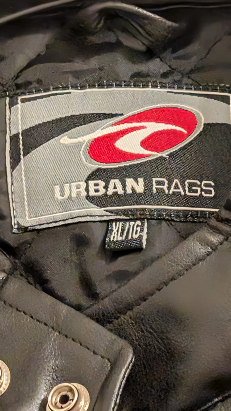 Urban Rags Black Leather Jacket - XL/TG - photo 5