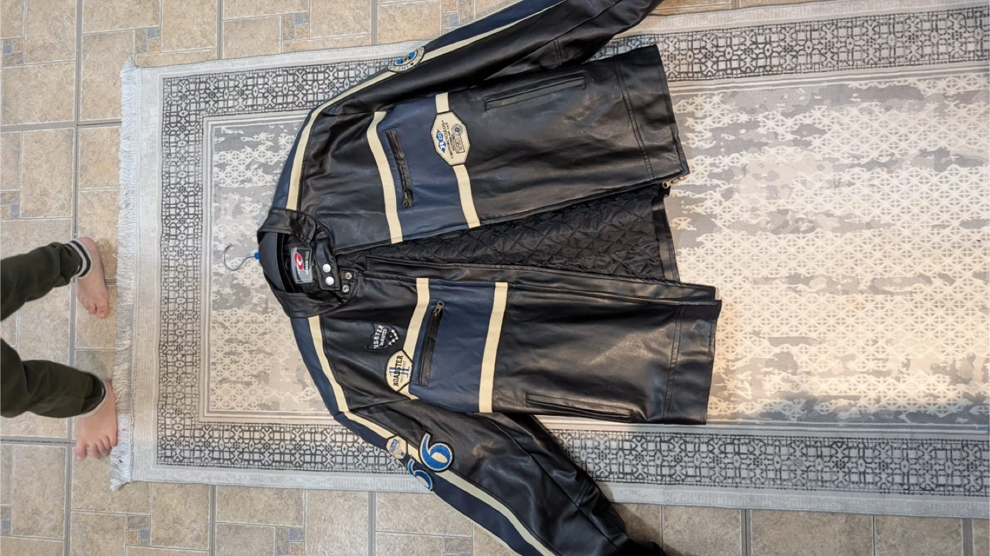 Urban Rags Black Leather Jacket - XL/TG - photo 2