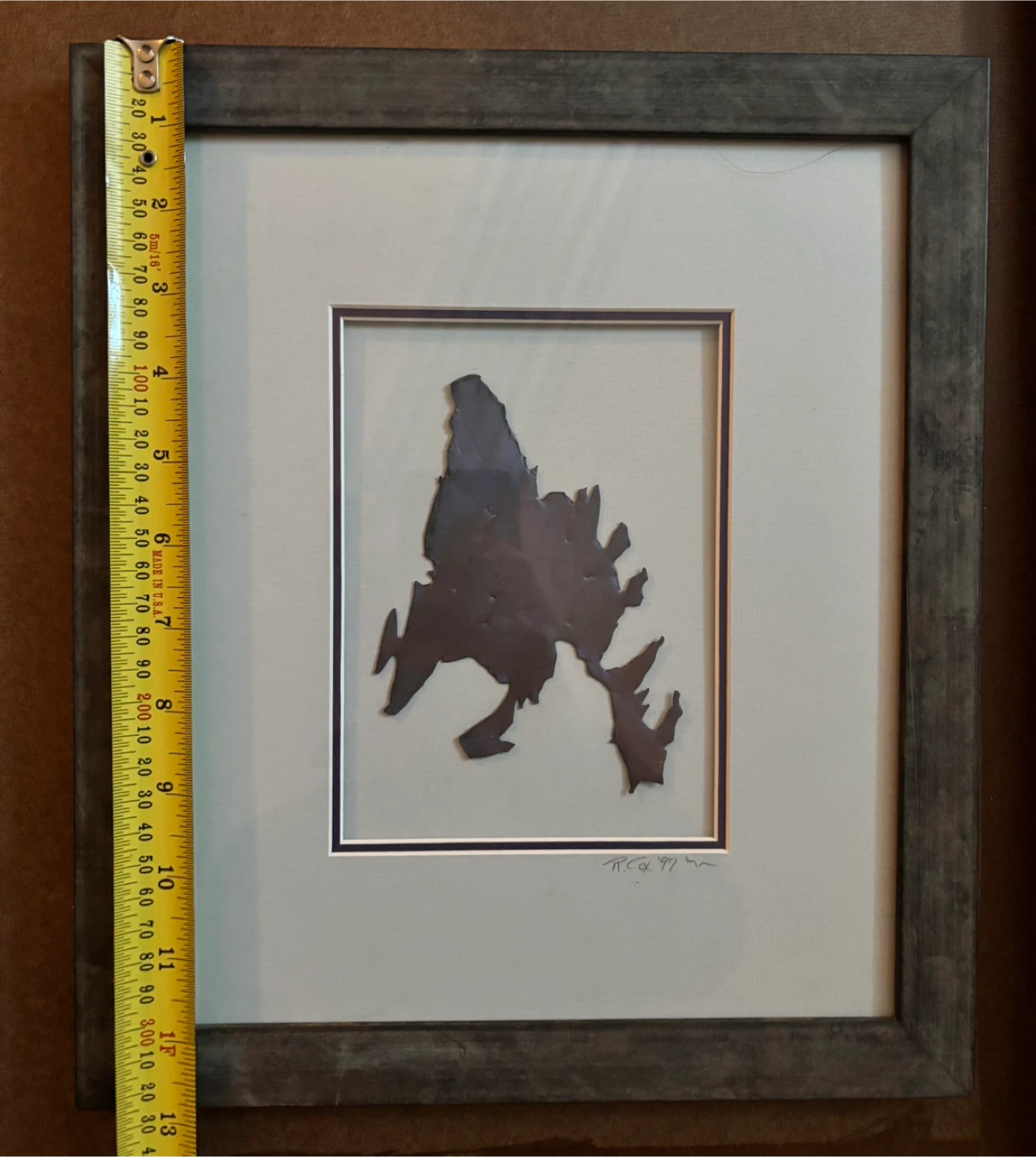 Framed Newfoundland Metal Art
